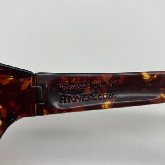 Jonathan Paul Allara Fitovers Tortoiseshell Amber Sunglasses -Polarized UV 400 - Picture 10 of 12